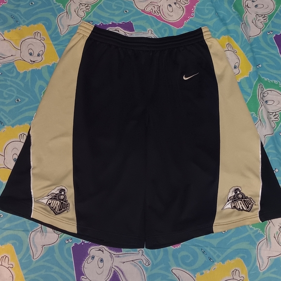 2003 Team Issued Nike Purdue Boilermakers Basketball Jersey Shorts Vintage
